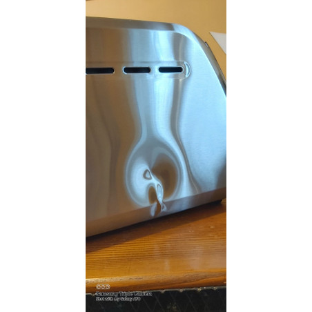 La mâna a doua: Masina de paine Oliver Voltz OV51446A, 850W, 1500 gr, 12 programe, Afisaj LCD, cronometru, Argintiu/Negru