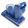La mâna a doua: Aspirator antiacarieni Oliver Voltz OV51003B, Fara fir, 120W, 14.8V 2500mAh, UVC LED, Ultrasonic, Albastru