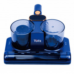 La mâna a doua: Aspirator antiacarieni Oliver Voltz OV51003B, Fara fir, 120W, 14.8V 2500mAh, UVC LED, Ultrasonic, Albastru