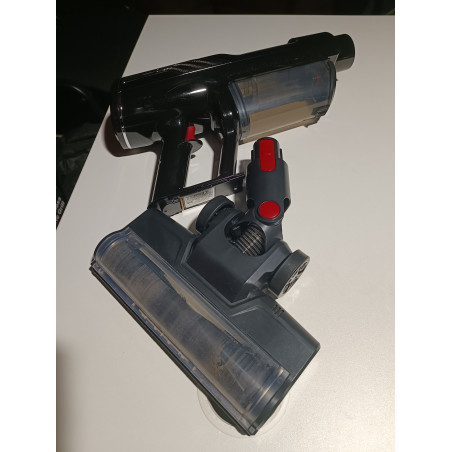 La mâna a doua: Aspirator fără fir Oliver Voltz OV51001Q, 250W, Li-ion 2500 mAh, 3 viteze, 0.6 l, 25 kPa, Ecran tactil, Negru