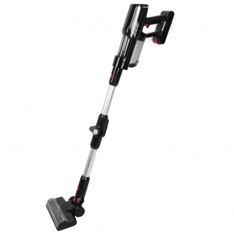 La mâna a doua: Aspirator fără fir Oliver Voltz OV51001Q, 250W, Li-ion 2500 mAh, 3 viteze, 0.6 l, 25 kPa, Ecran tactil, Negru