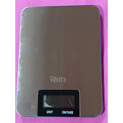 La mâna a doua: Cantar de bucatarie Oliver Voltz V51651I, 5 kg, TARA, 1 x CR2032, Display LCD, 53 x 20mm, Otel inoxidabil