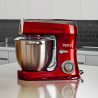 La mâna a doua: Mixer planetar Oliver Voltz V51115A, 2100W, 7.5 litri, 6 viteze, Pulse, 3 agitatoare, Rosu