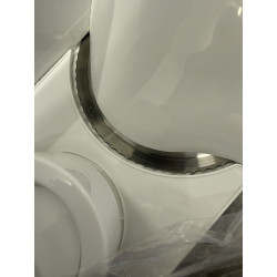 La mâna a doua: Feliator electric mezeluri Rosberg R51990A, 150W, Lama otel 15 cm, Grosime 0-15 mm, Alb