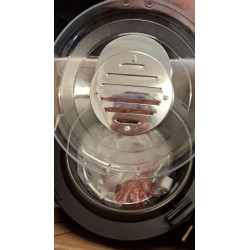 La mâna a doua: Friteuza cu ulei Rosberg R51980U, 1 L, 950W, Control temperatura, Filtru, Inox