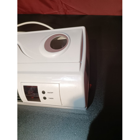 La mâna a doua: Aeroterma de perete Rosberg R51973A, 2000W, PTC, Timer, Telecomanda, LED, Alb