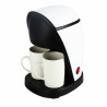 La mâna a doua: Cafetiera Rosberg R51170E, 450W, 250ml, 2 cani,Cafea macinata, Filtru permanent, Alb