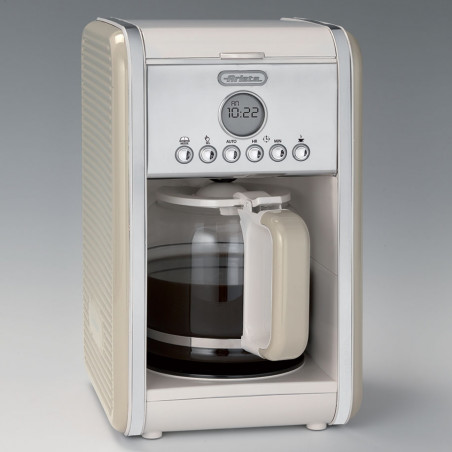 La mâna a doua: Cafetiera Ariete VINTAGE AMERICANO 1342/03, 960W, 2.1 L, Timer, Programare, Pauza, Sistem anti-picurare, Bej