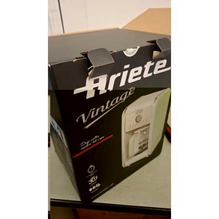 La mâna a doua: Cafetiera Ariete VINTAGE AMERICANO 1342/03, 960W, 2.1 L, Timer, Programare, Pauza, Sistem anti-picurare, Bej