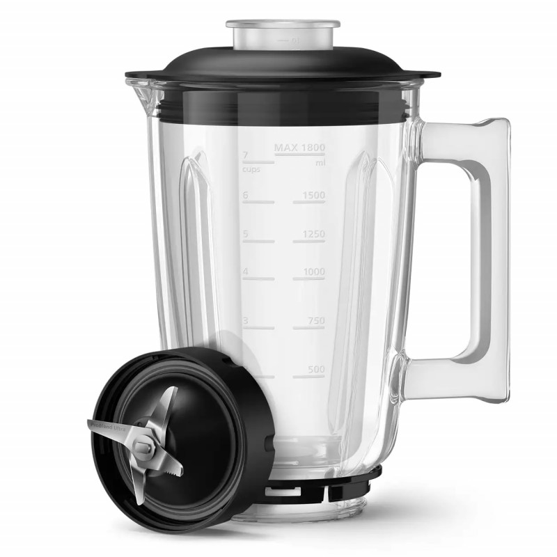 La mâna a doua: Blender Philips HR3760/00, 1500W, 2L, ProBlend Ultra, Viteza mare, Pulse, Aplicatie NutriU, Negru
