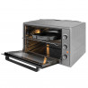La mâna a doua: Cuptor electric Elite EMO-FL 65 2591, 2000 W, 65 litri, 3 moduri, Sticla dubla, Termostat, Temporizator, Ventilator turbo, Gri