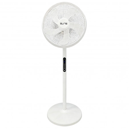Ventilator Elite EUSFS-1432W, 40 W, 40 cm, 3 viteze, temporizator de 9 ore, alb