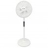Ventilator Elite EUSFS-1432W, 40 W, 40 cm, 3 viteze, temporizator de 9 ore, alb