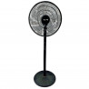 Ventilator Elite EUSFS-1433BL, 40 W, 40 cm, 3 viteze, temporizator de 9 ore, negru