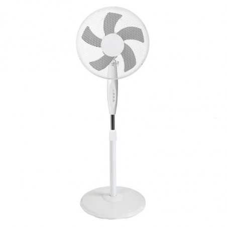 Ventilator 3-în-1 Elite EHSF-0369, 55 W, 40 cm, 3 viteze, înclinare și înălțime reglabile, silențios, alb