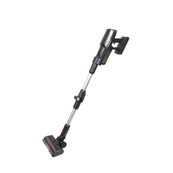 Aspirator vertical Goldmann GM1001D, 315 AW, 0,6 l, 3 trepte, Perie cu iluminare LED, 10.000 rpm, Negru