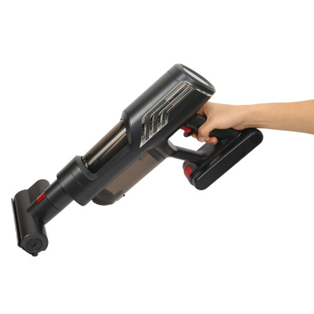 Aspirator vertical Goldmann GM1001D, 315 AW, 0,6 l, 3 trepte, Perie cu iluminare LED, 10.000 rpm, Negru