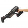 Aspirator vertical Goldmann GM1001D, 315 AW, 0,6 l, 3 trepte, Perie cu iluminare LED, 10.000 rpm, Negru