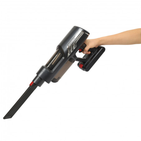Aspirator vertical Goldmann GM1001D, 315 AW, 0,6 l, 3 trepte, Perie cu iluminare LED, 10.000 rpm, Negru