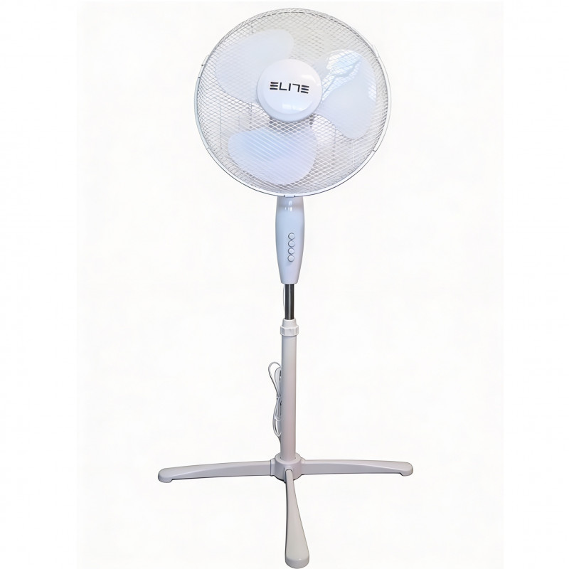 Ventilator Elite EHSF-0362-2, 45 W, 40 cm, 3 viteze, oscilație, alb