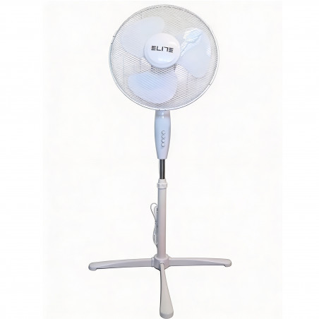 Ventilator Elite EHSF-0362-2, 45 W, 40 cm, 3 viteze, oscilație, alb