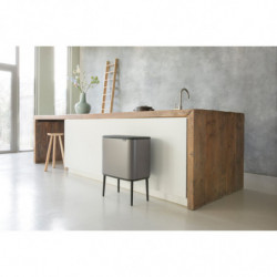 Coș de gunoi Brabantia Bo Touch 651105, 36 l, deschidere lină și silențioasă, deschidere largă, gri