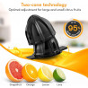 Storcator electric citrice Swiss Haus SH-CJ2140, 40 W, 1 l, Filtru,Rotatie bidirectionala, Fara BPA, Cupru/Negru