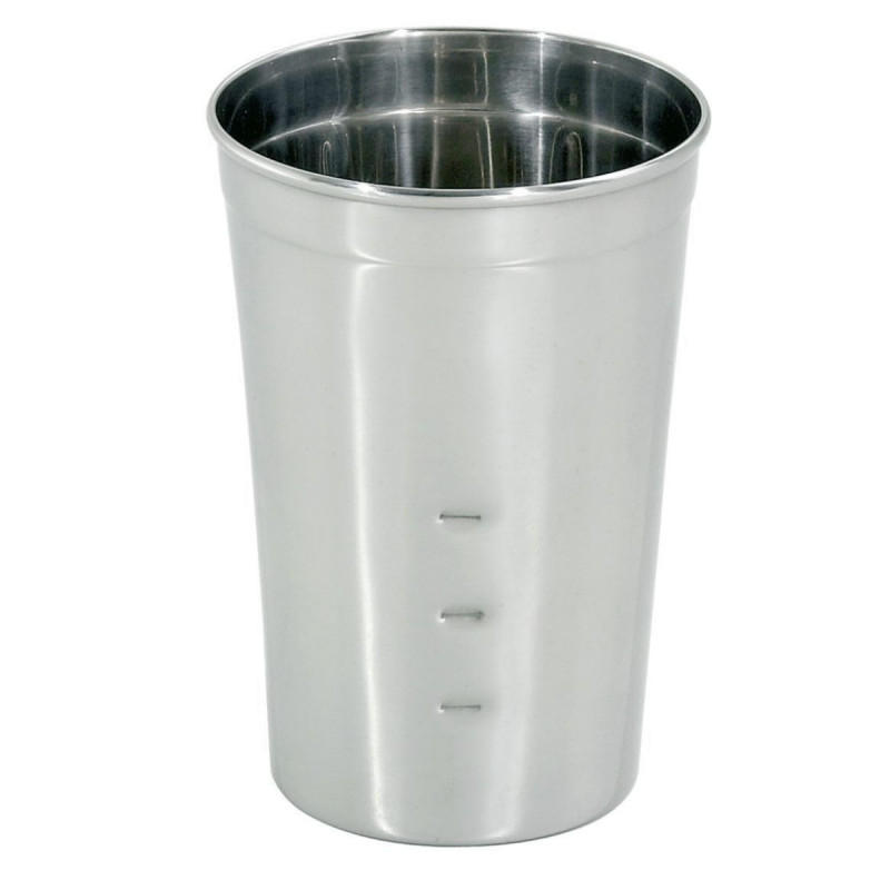 Mixer frappe pentru bar Bartscher 135100, 85 W, 700 ml, 2 viteze, cap rabatabil, argintiu/cromat