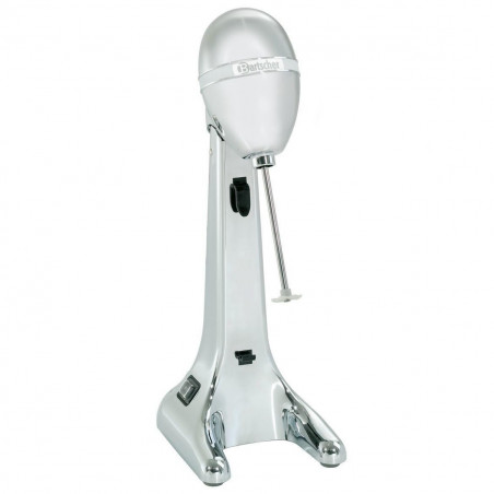 Mixer frappe pentru bar Bartscher 135100, 85 W, 700 ml, 2 viteze, cap rabatabil, argintiu/cromat