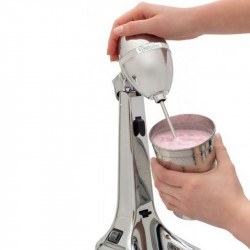 Mixer frappe pentru bar Bartscher 135100, 85 W, 700 ml, 2 viteze, cap rabatabil, argintiu/cromat
