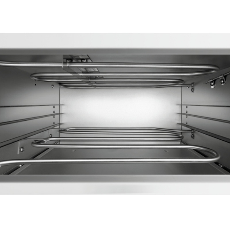 Cuptor electric pentru pizza Bartscher ST340, 1,5 kW, Pana la 33,5 cm, 50-250 °C, Elemente de incalzire superior si inferior, Otel zincat, Iinox