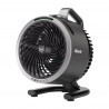 Ventilator Shark FlexBreeze HydroGo FA050EU, 36 W, 5 viteze + 2 moduri, înclinare reglabilă până la 45 de grade, autonomie de 12 ore, IPX5, negru/argintiu