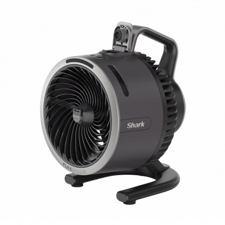 Ventilator Shark FlexBreeze HydroGo FA050EU, 36 W, 5 viteze + 2 moduri, înclinare reglabilă până la 45 de grade, autonomie de 12 ore, IPX5, negru/argintiu