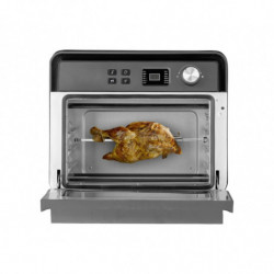 Cuptor multifunctional Air Fryer Caso AirFry Chef 1700, 1700 W, 22 l, 12 programe, 40-230°C, Timer, Iluminare, Functie de uscare, Negru