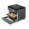 Cuptor multifunctional Air Fryer Caso AirFry Chef 1700, 1700 W, 22 l, 12 programe, 40-230°C, Timer, Iluminare, Functie de uscare, Negru