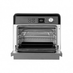 Cuptor multifunctional Air Fryer Caso AirFry Chef 1700, 1700 W, 22 l, 12 programe, 40-230°C, Timer, Iluminare, Functie de uscare, Negru