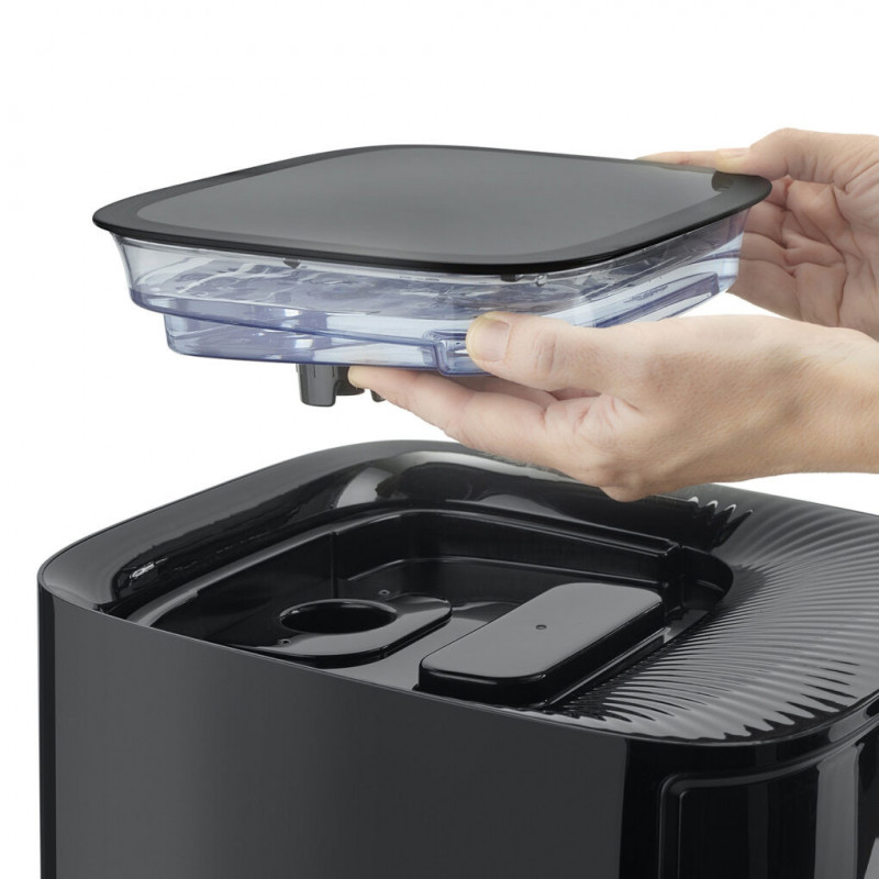 Friteuză cu aer cald și abur Caso AirFry & Steam 700, 1700 W, 7 l, 10 programe, 60-200 °C, cronometru, fereastră de vizualizare, alarmă, negru