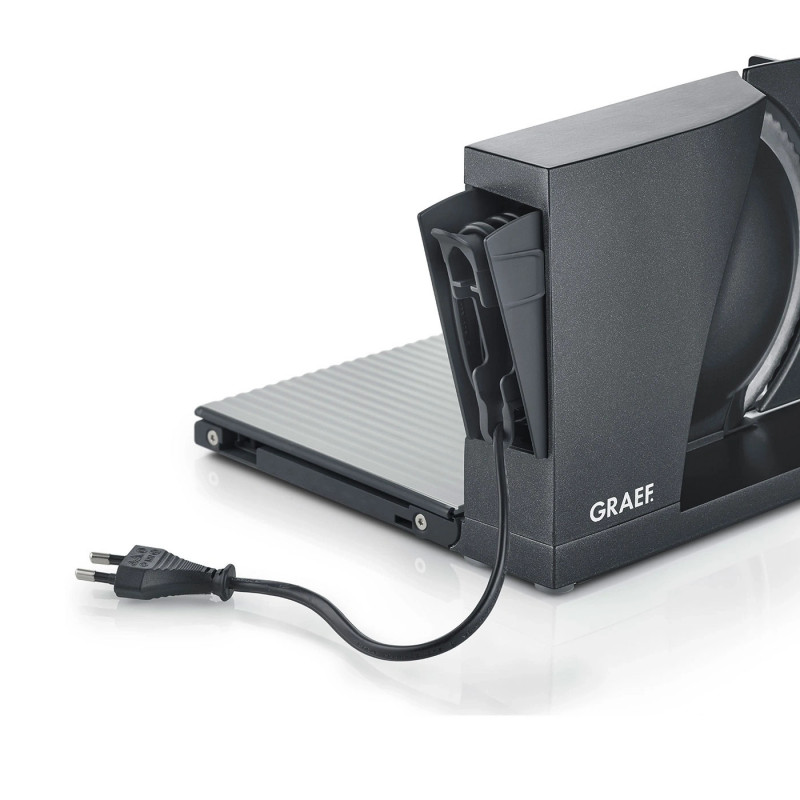 Aparat de feliat - feliator Graef MYtiny MT1006EU, 170 W, 17 cm, 0-15 mm, Protecție pentru copii, Pliabil, Antracit