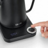 Fierbător electric Graef Pour-over GK502, 1200 W, 900 ml, 40-100 °C, funcție de menținere a căldurii, filtru, gura de scurgere tip „gât de lebădă”, negru mat