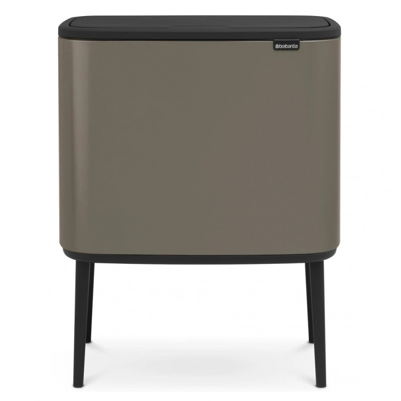 Coș de gunoi Brabantia Bo Touch 651105, 36 l, deschidere lină și silențioasă, deschidere largă, gri