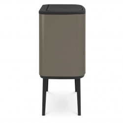 Coș de gunoi Brabantia Bo Touch 651105, 36 l, deschidere lină și silențioasă, deschidere largă, gri
