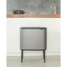 Coș de gunoi Brabantia Bo Touch 651105, 36 l, deschidere lină și silențioasă, deschidere largă, gri