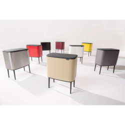Coș de gunoi Brabantia Bo Touch 651105, 36 l, deschidere lină și silențioasă, deschidere largă, gri