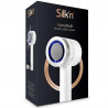Pile electrică pentru piele aspră și bătături Silk'n VacuPedi VPC1PE1001, 2 viteze, 3 discuri, filtre interschimbabile și lavabile, sistem de aspirare, alb/argintiu