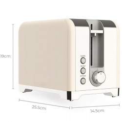 Prajitor de paine Swiss Haus SH-TO2020, 900 W, 7 niveluri de prajire, Dezghetare, Reincalzire, Oprire automata, Semnal sonor, Crem