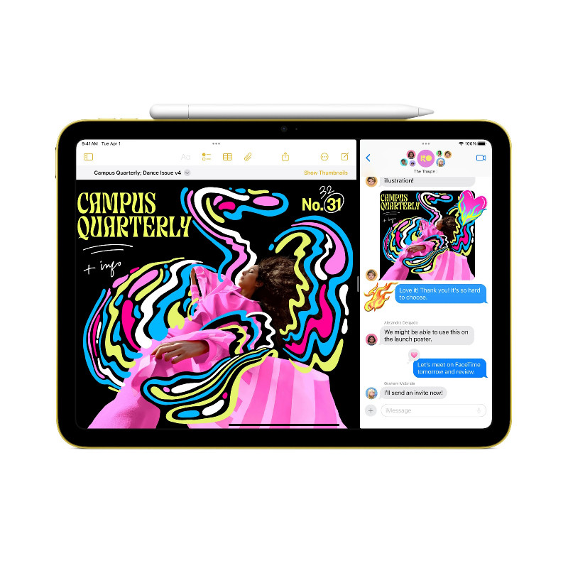 Apple iPad 11" Generația a 11-a (2025), A16, 128 GB, WiFi, argintiu
