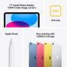 Apple iPad 11" Generația a 11-a (2025), A16, 128 GB, WiFi, argintiu