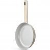 Tiga Swiss Haus SH-SCFP24CH, Ø24x4,9 cm, acoperire ceramică Sapphire, fără PTFE/PFAS/PFOA, pentru plite cu inducție, culoare șampanie