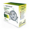 Ventilator de podea Esperanza EHF005, 50 W, 3 viteze, 30 cm, unghi de înclinare 90-270°, silențios, cu circulație a aerului, crom/metalic