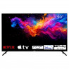 Televizor RCA RK50UN1, 50″ (125 cm), 3840×2160 UHD 4K, clasa de eficiență energetică F, Smart TV, HDR10, DLED, Wi-Fi, Bluetooth, sistem de operare Roku, negru.